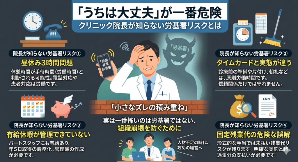 クリニック労務トラブル